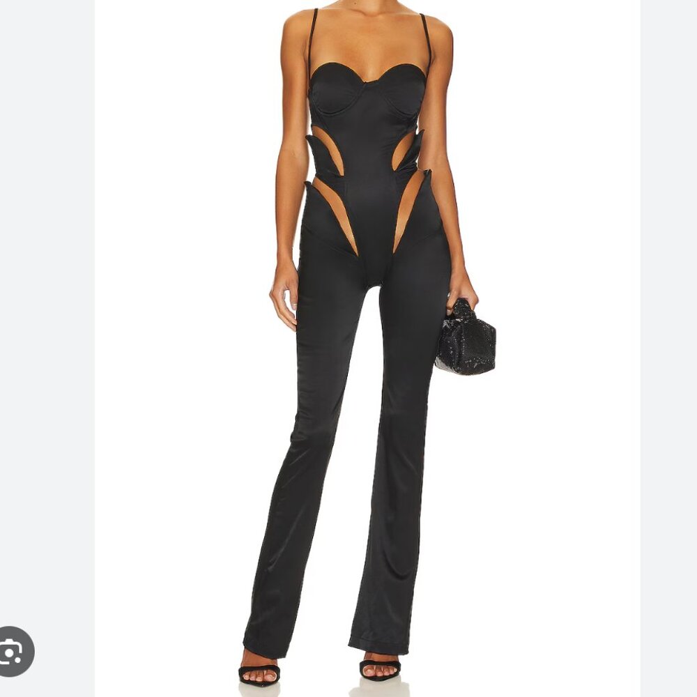 Cutout Black Jumpsuit – Women Pants & Jumpsuits